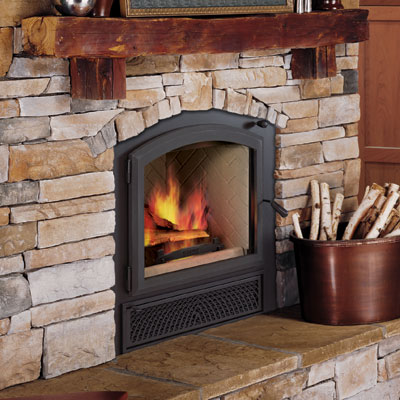 Villa Vista Fireplace Large Wood Burning Fireplace
