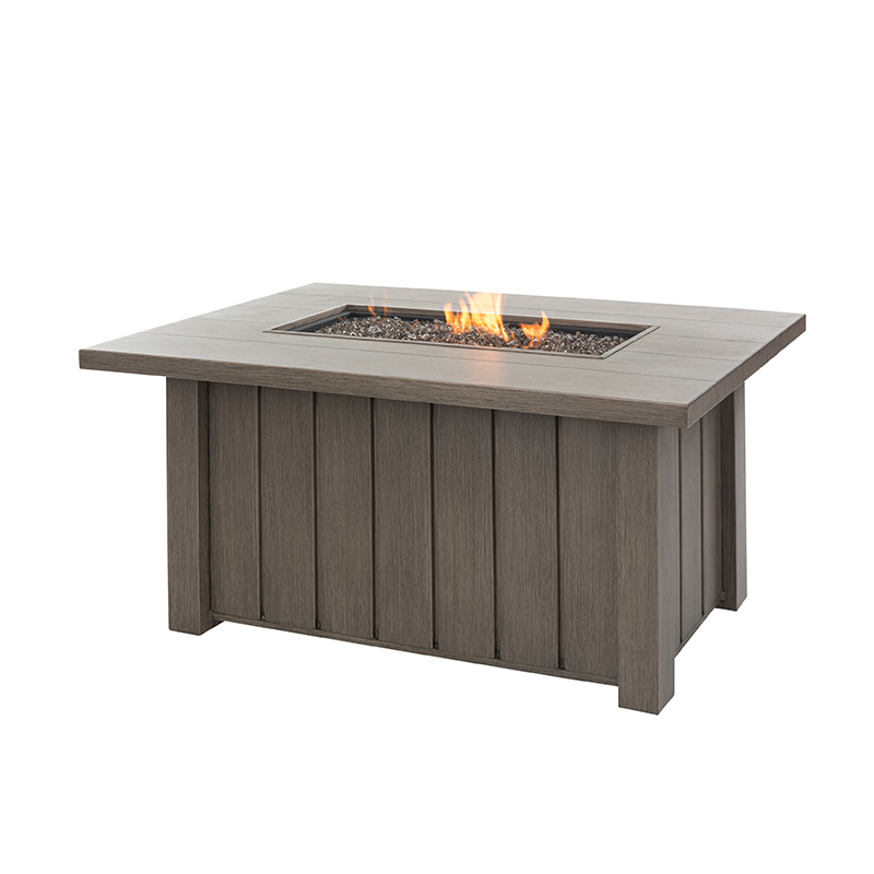 Outdoor Fire Tables Patio Furniture, Dover 30 Inch Round Slate Fire Pit Table